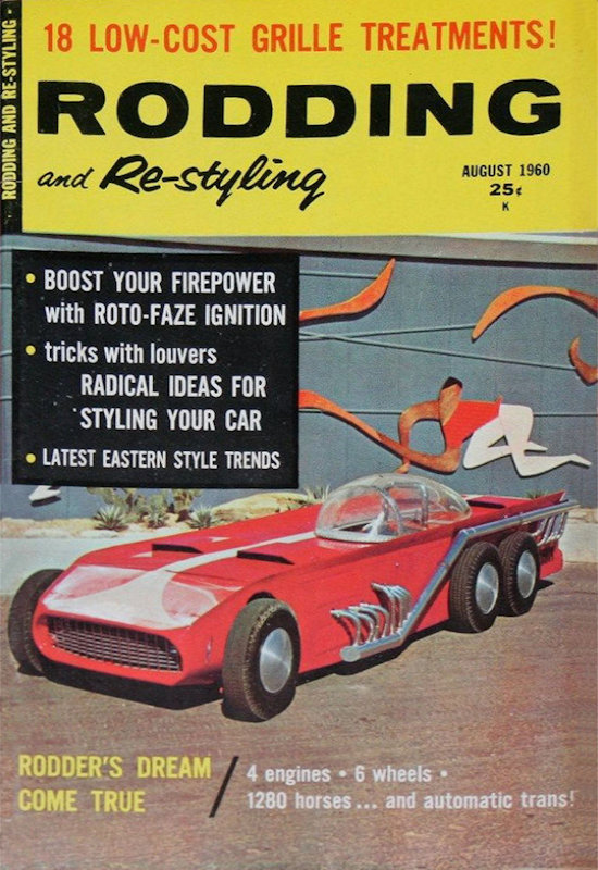 Rodding and Restyling Aug August 1960 