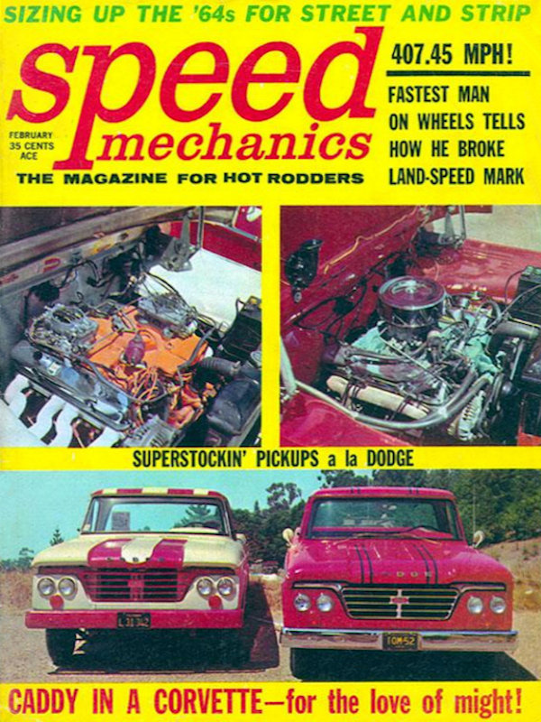 Speed Mechanics Feb February 1964 