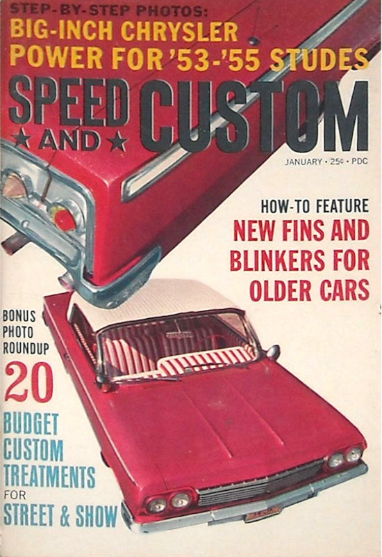 Speed and Custom Jan January 1963 