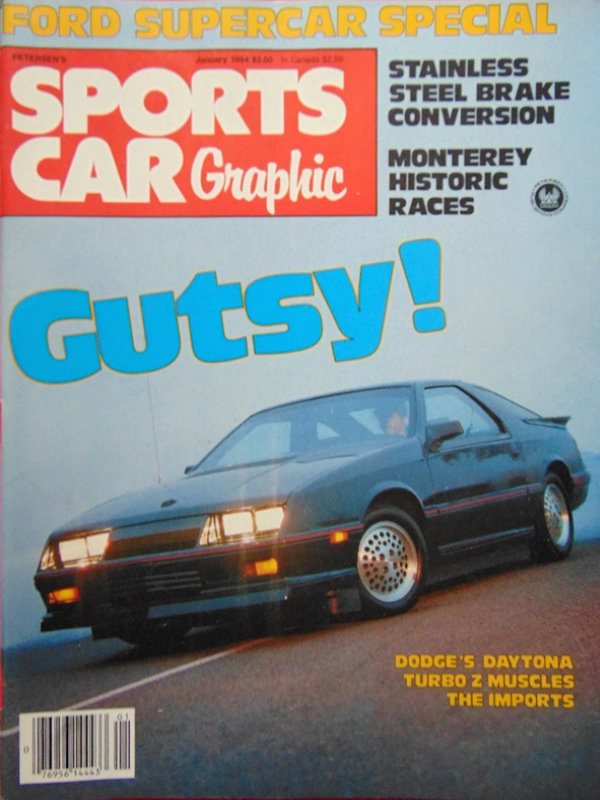 Sports Car Graphic Jan January 1984