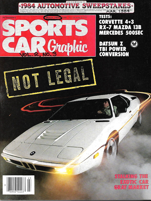 Sports Car Graphic Mar March 1984