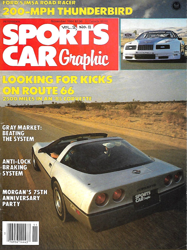 Sports Car Graphic Nov November 1984