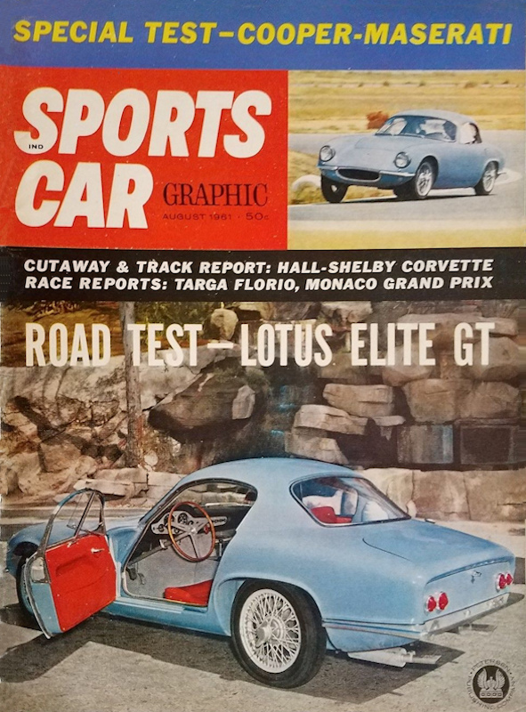 Sports Car Graphic Aug August 1961 