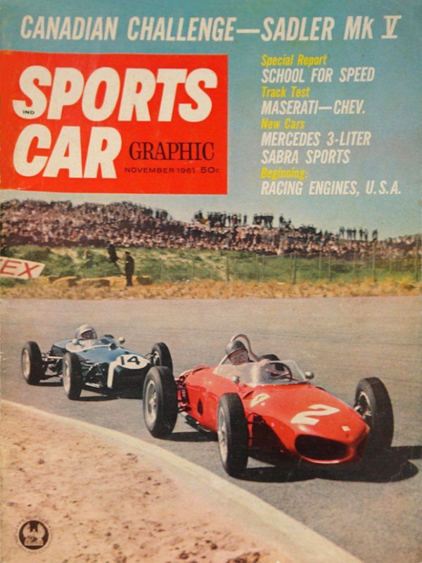 Sports Car Graphic Nov November 1961 