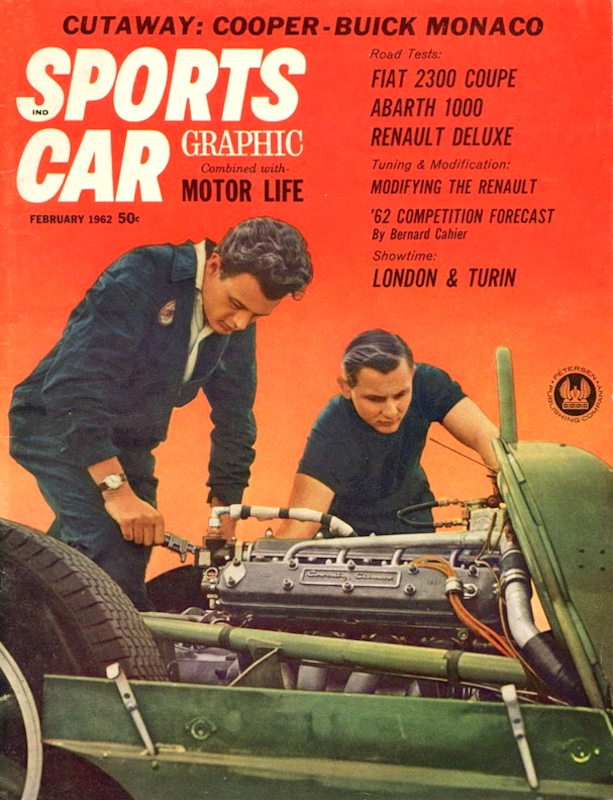 Sports Car Graphic Feb February 1962 