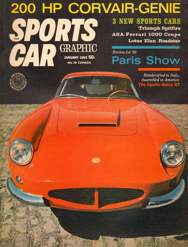 Sports Car Graphic Jan January 1963 