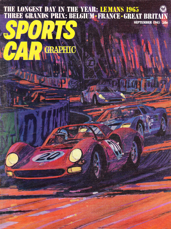 Sports Car Graphic Sept September 1965