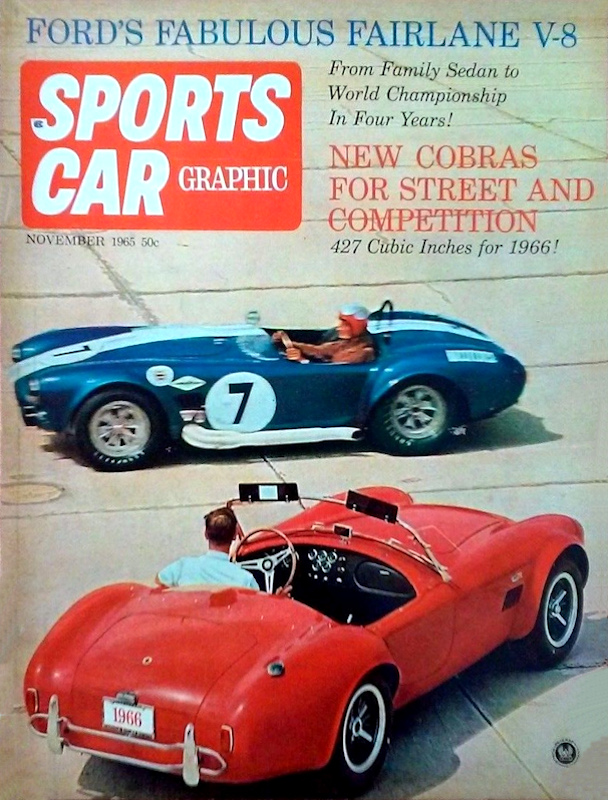 Sports Car Graphic Nov November 1965 