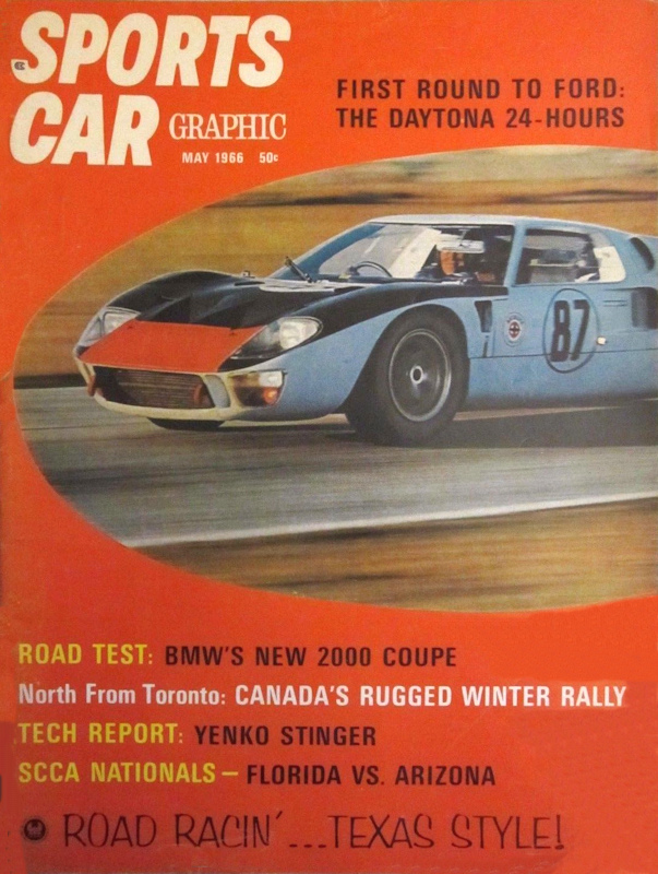 Sports Car Graphic May 1966 
