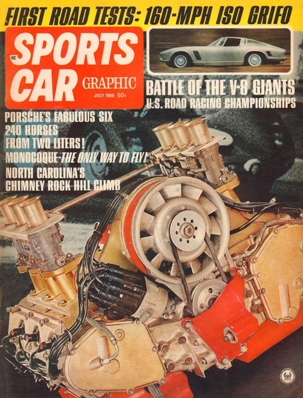 Sports Car Graphic July 1966 