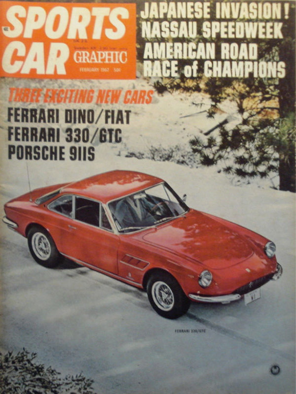 Sports Car Graphic Feb February 1967 