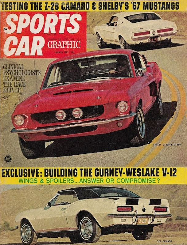 Sports Car Graphic Mar March 1967 