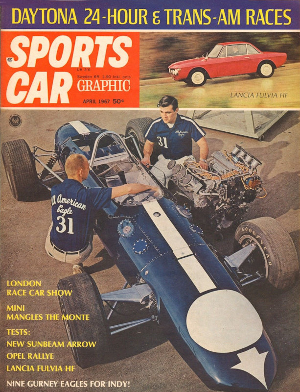 Sports Car Graphic Apr April 1967 