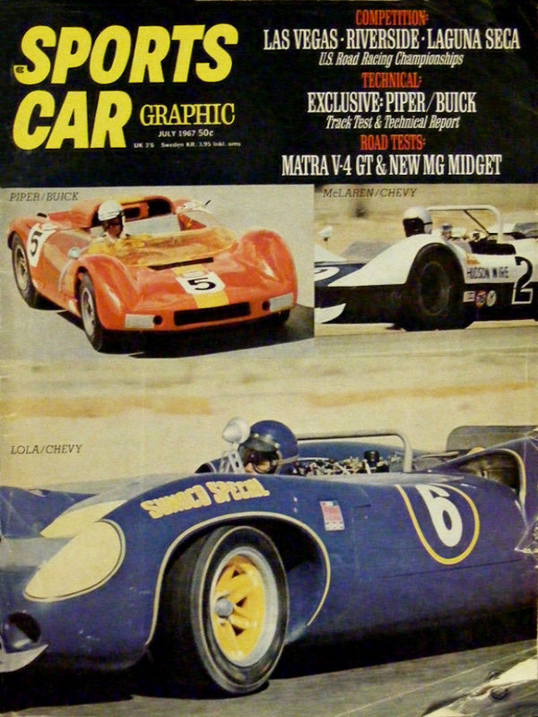 Sports Car Graphic July 1967 
