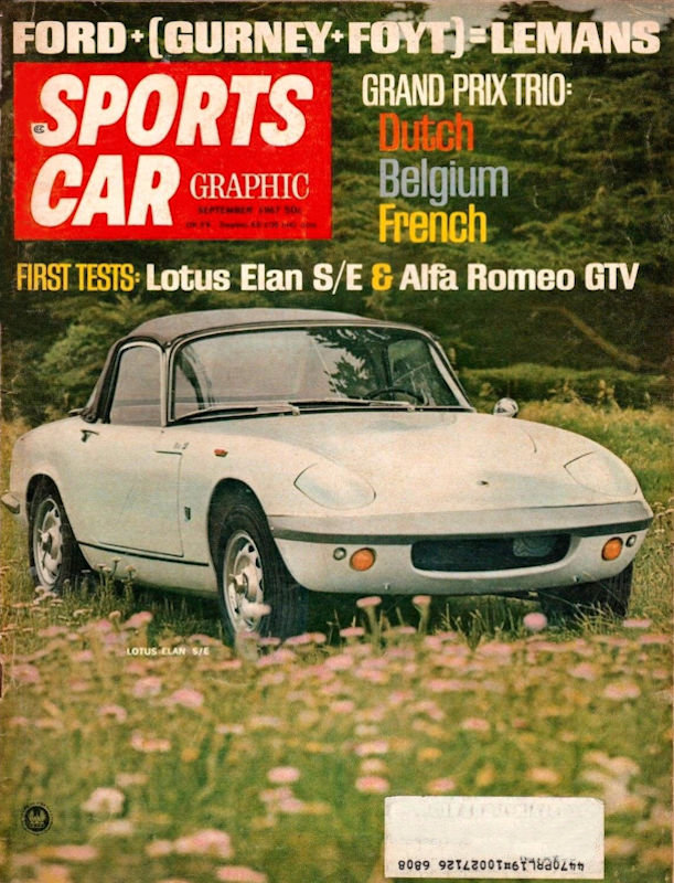 Sports Car Graphic Sept September 1967 