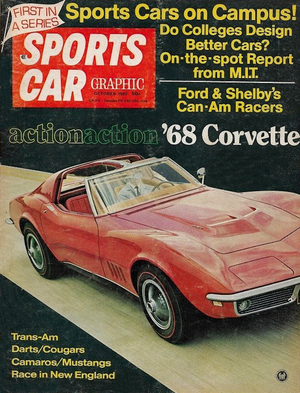 Sports Car Graphic Oct October 1967 