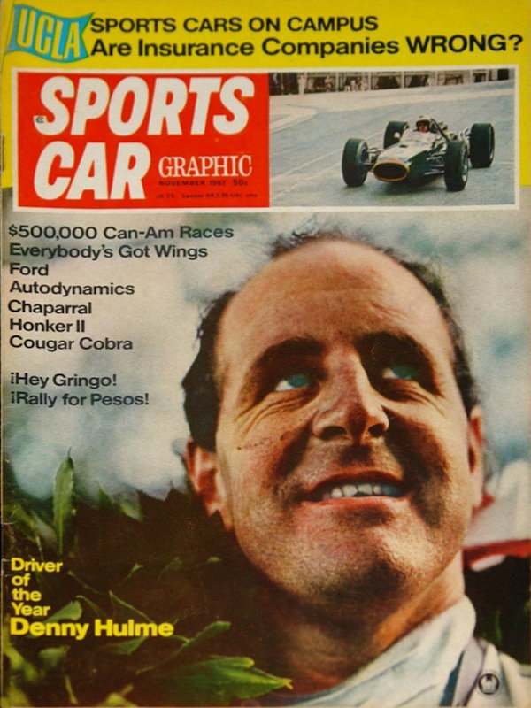 Sports Car Graphic Nov November 1967 