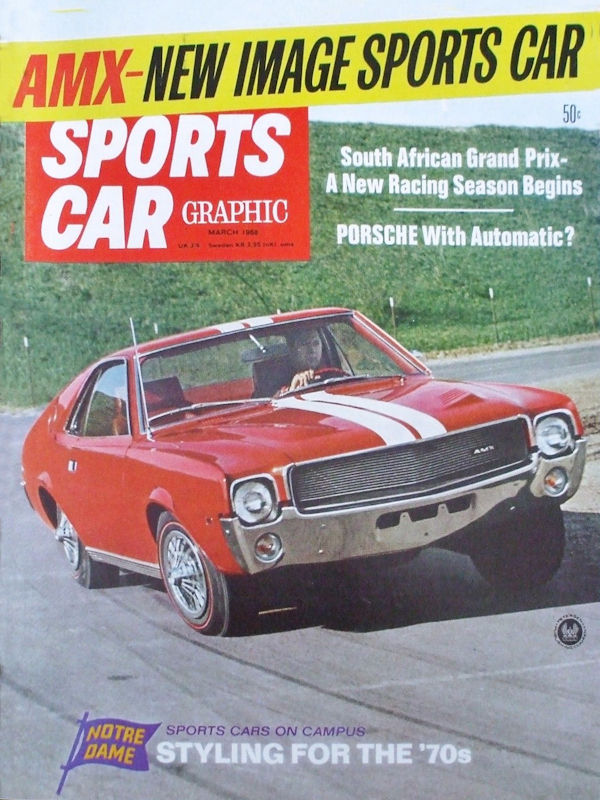 Sports Car Graphic Mar March 1968 