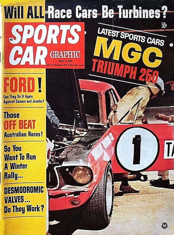 Sports Car Graphic May 1968 