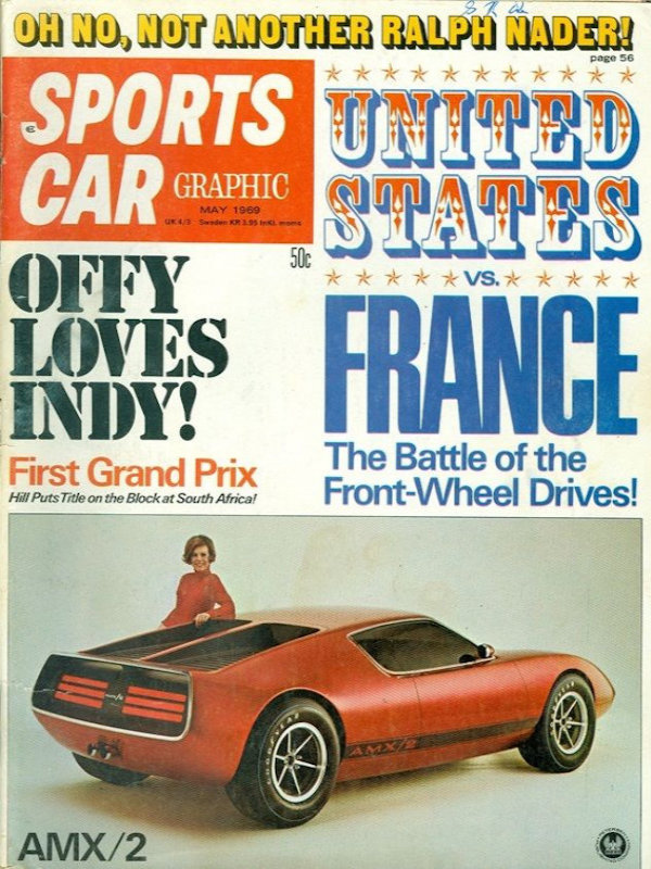Sports Car Graphic May 1969 