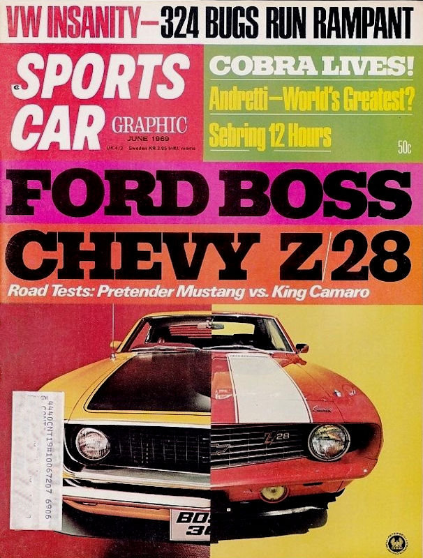 Sports Car Graphic June 1969 