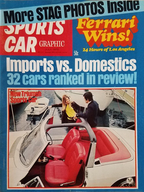 Sports Car Graphic July 1970 