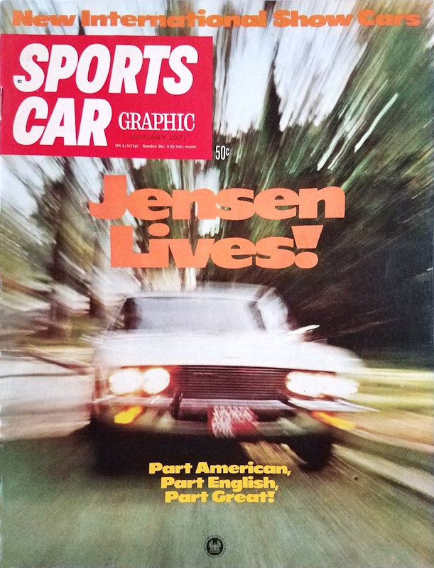 Sports Car Graphic Jan January 1971 