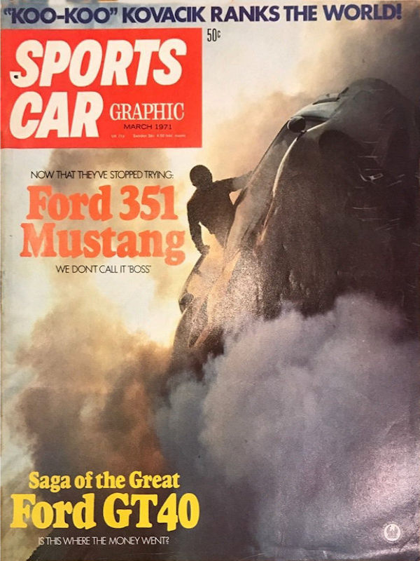 Sports Car Graphic Mar March 1971 