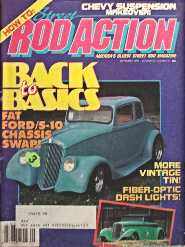 Street Rod Action Sept September 1991 