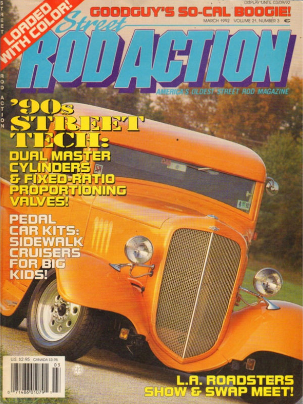 Street Rod Action Mar March 1992 