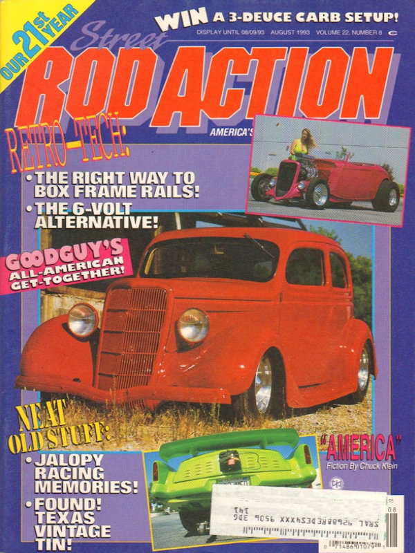 Street Rod Action Aug August 1993 