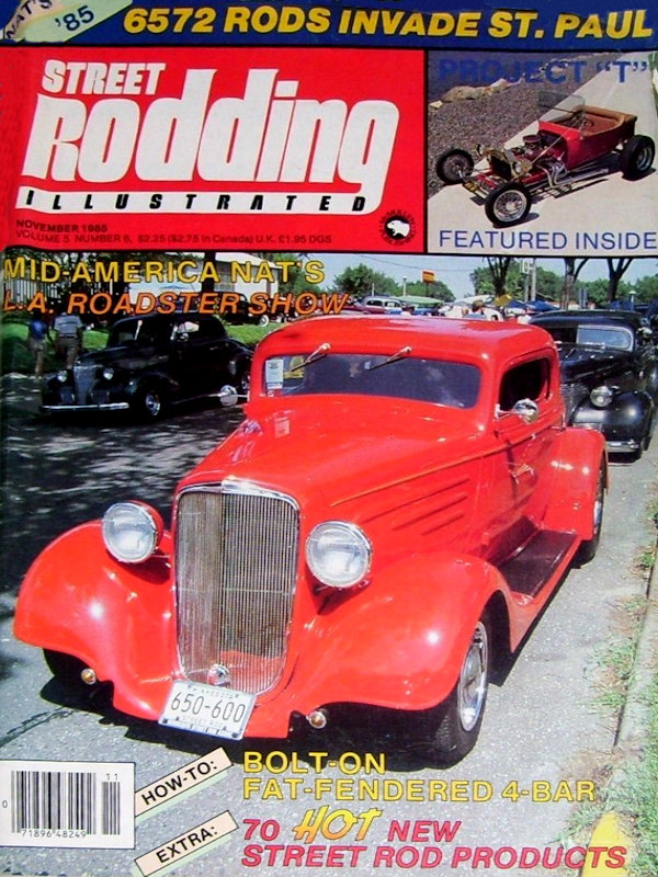 Street Rodding Illustrated Nov November 1985
