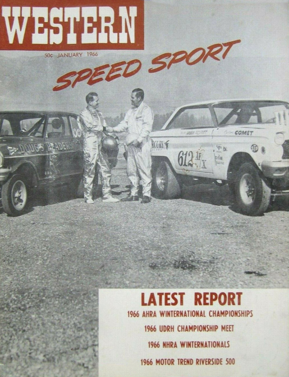 Western Speed Sport Jan January 1966